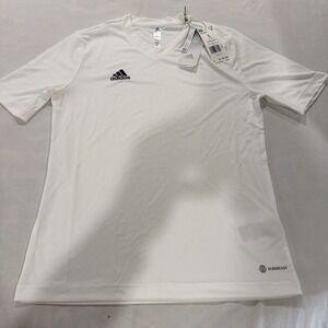 Adidas Jersey Kids White Football Soccer Sport Youth T-Shirts HC5054 Large. NWT